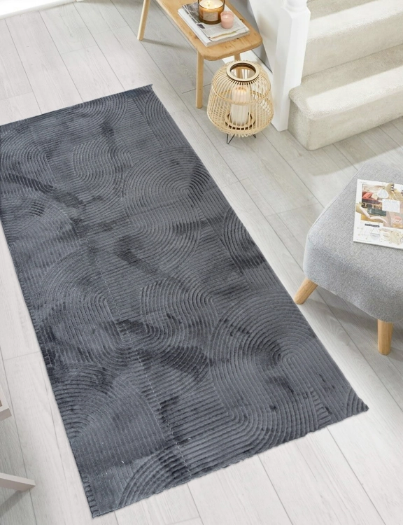 Efloor Dywan Stilo New 80x150cm AbstrakQcja Antracytowy