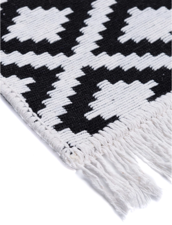 efloor Dywan Kilim Gold Romby Biały 80x150 cm