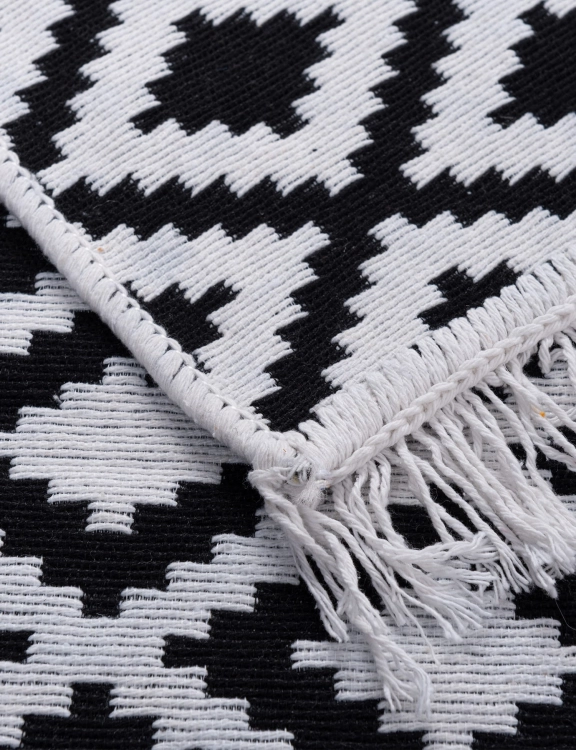 efloor Dywan Kilim Gold Romby Biały 80x150 cm