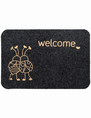 Efloor Wycieraczka At Home 40x60cm Biedronki Antracytowy