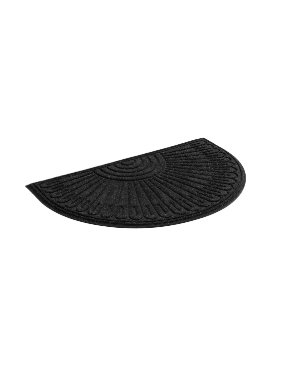 e-floor Wycieraczka Half Moon Contours Czarny