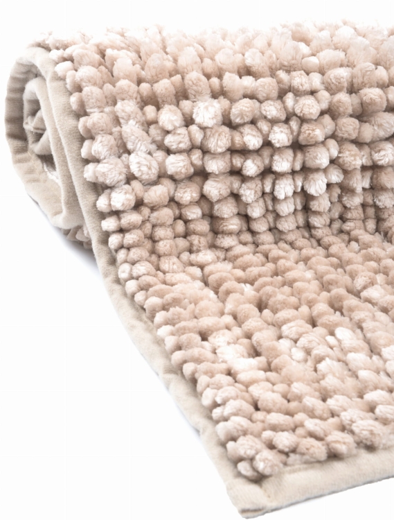 Efloor Komplet Dywaników Łazienkowych Chenille Velvet Zestaw 2szt Beżowy
