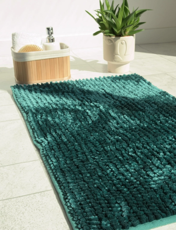 Efloor Komplet Dywaników Łazienkowych Chenille Velvet Zestaw 2szt Zielony
