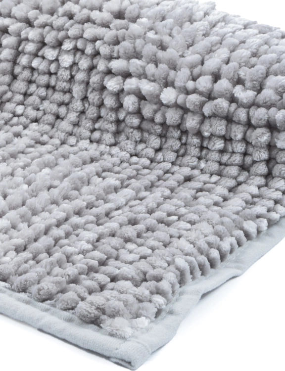 Efloor Komplet Dywaników Łazienkowych Chenille Velvet 50x80+60x90 Szary