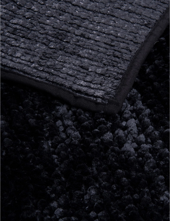Efloor Komplet Dywaników Łazienkowych Chenille Velvet 50x80+60x90 Czarny