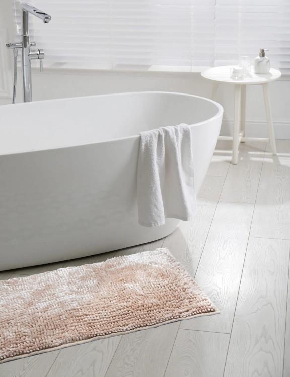 Komplet Dywaników Łazienkowych Chenille Velvet 50x800+60x90 Beżowy