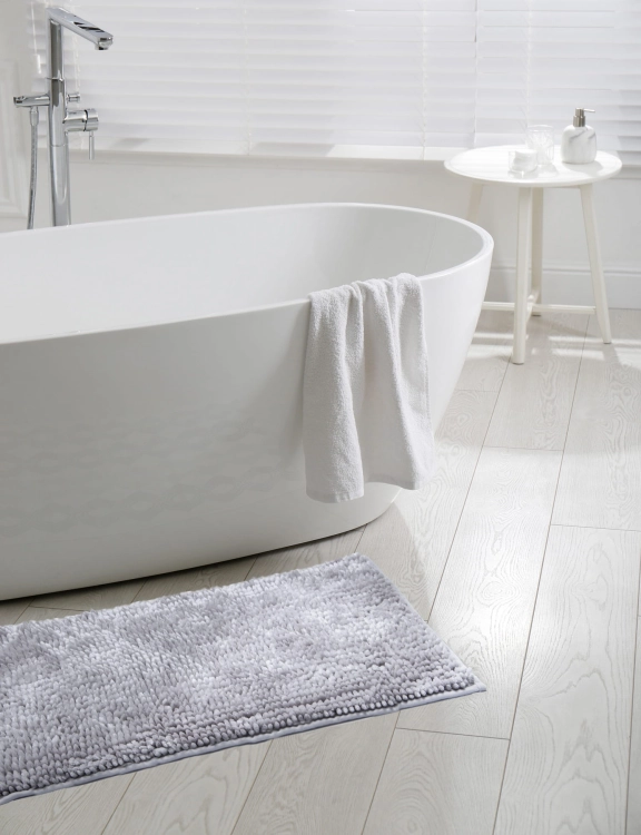 Efloor Komplet Dywaników Łazienkowych Chenille Velvet Zestaw 2szt Szary