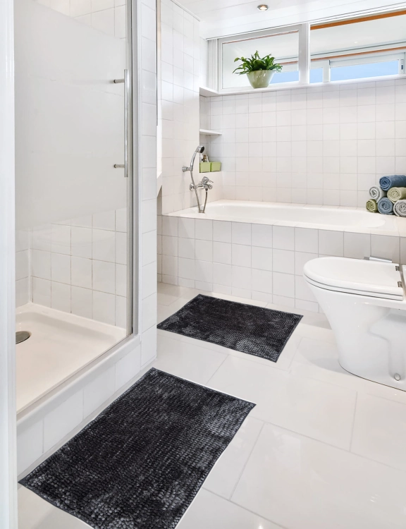 Efloor Dywanik Łazienkowy Chenille Velvet 40x60cm Grafitowy