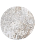 Dywan Nowoczesny Wenecja 120cm Okrągły Marmur Szary