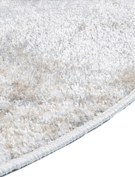 Efloor Dywan Nowoczesny Wenecja 120cm Okrągły Marmur Szary