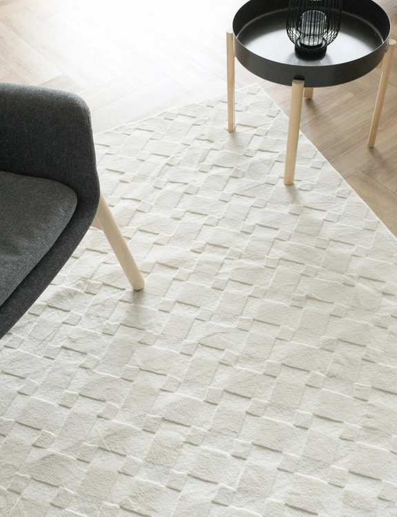 Efloor Dywan Nowoczesny 3D Stilo 160x220cm Geometryczny Kremowy