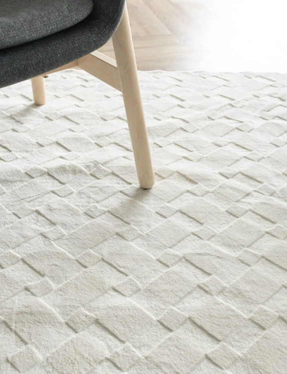 Efloor Dywan Nowoczesny 3D Stilo 160x220cm Geometryczny Kremowy