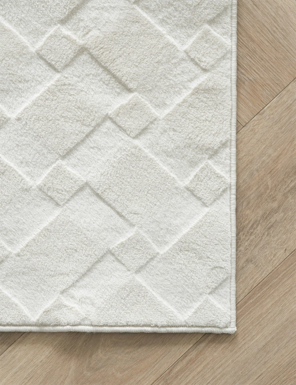 Efloor Dywan Nowoczesny 3D Stilo 160x220cm Geometryczny Kremowy