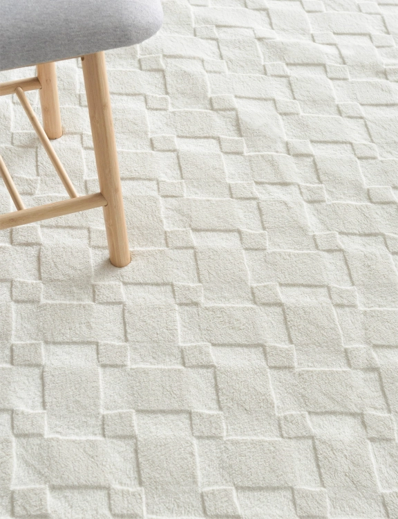 Efloor Dywan Nowoczesny 3D Stilo 160x220cm Geometryczny Kremowy