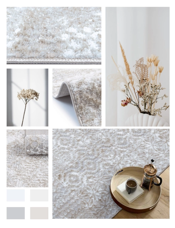 Efloor Dywan Nowoczesny Wenecja 120x170cm Ornament Beżowy