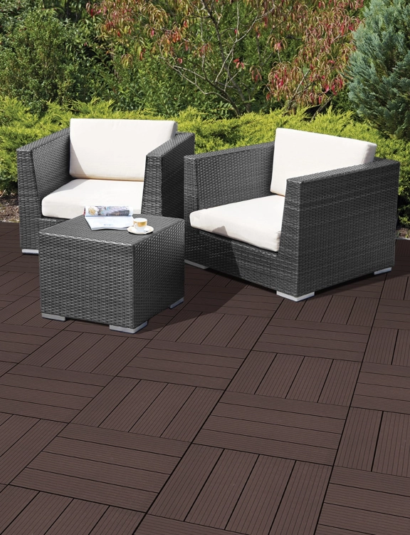 Efloor Płytka Tarasowa 45,7x45,7cm Extreme Tile Cosmopolitan Coffee