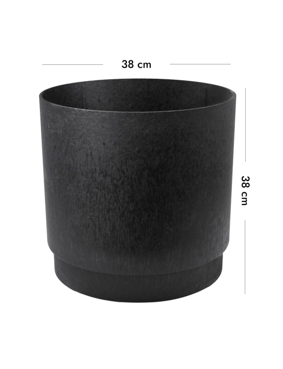 efloor Donica Czarny Alto 38Øx38wys.