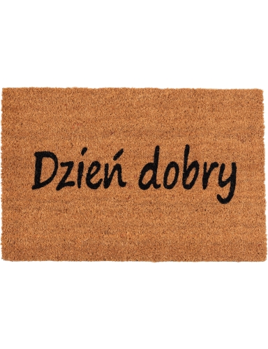 Efloor Wycieraczka pod drzwi kokosowa 40x60cm Dzień dobry