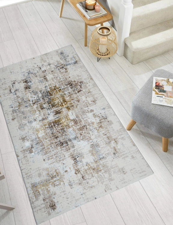 Efloor Dywan Nowoczesny Creation 80x150cm Abstrakcyjny Beżowy