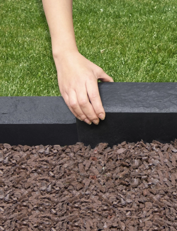 efloor_Obrzeże Trawnikowe 1 szt. Stomp Edge Grafit 30dł.x10szer.x12wys.