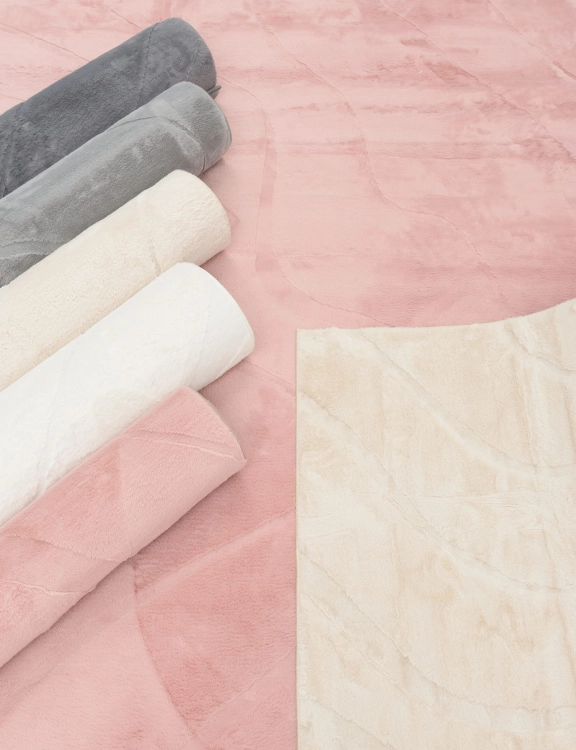 Efloor Dywan Rabbit Malmo 3D 160x220 cm Jasny Szary