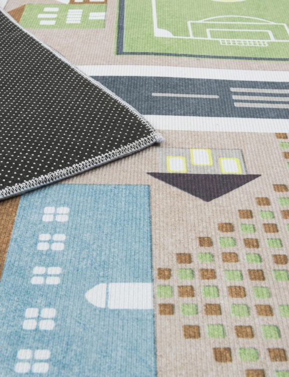 Efloor Dywan Dziecięcy Ulice 200x300cm Szary