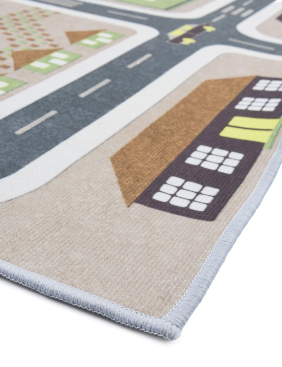 Efloor Dywan Dziecięcy Ulice 150x200cm Szary