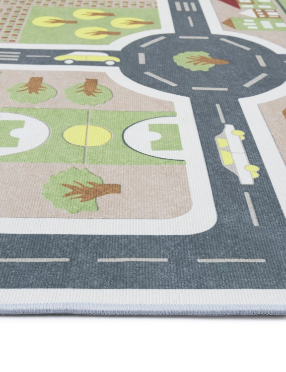 Efloor Dywan Dziecięcy Ulice 150x200cm Szary