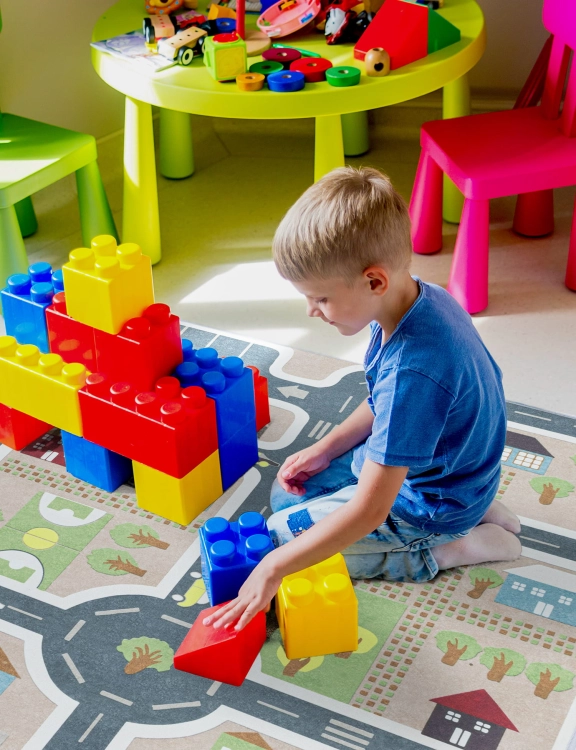 Efloor Dywan Dziecięcy Ulice 150x200cm Szary