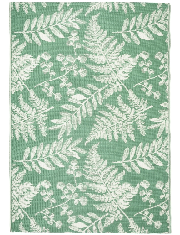 Efloor Dywan Zewnętrzny 120x170cm Liście Zielony