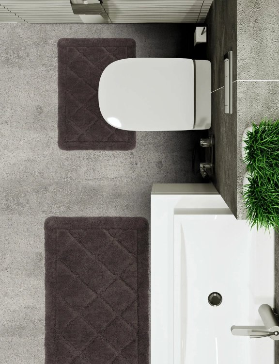 Efloor Dywanik Łazienkowy Soft 40x60cm Antypoślizgowy Brązowy