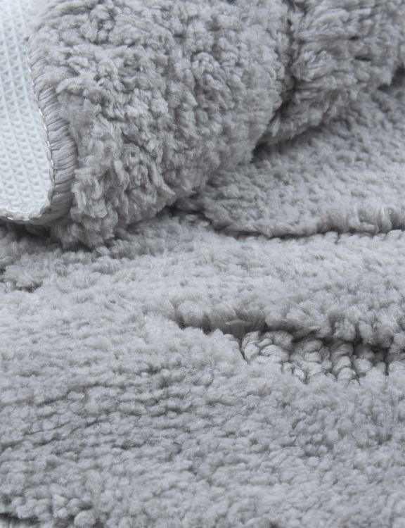 Efloor Komplet Dywaników Łazienkowych Soft 2el 50x80cm + 40x60cm Owal Szary