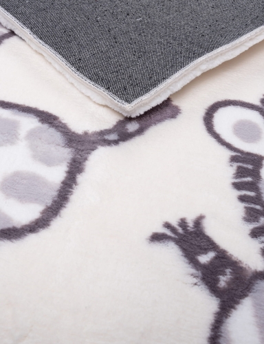 Efloor Dywan Dziecięcy Pluszowy Maximo 80x150cm Żyrafa Kremowy