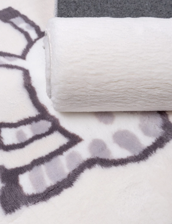 Efloor Dywan Dziecięcy Pluszowy Maximo 80x150cm Żyrafa Kremowy