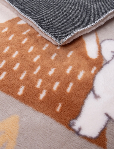 Efloor Dywan Dziecięcy Pluszowy Maximo 120x160cm Misie Beżowy