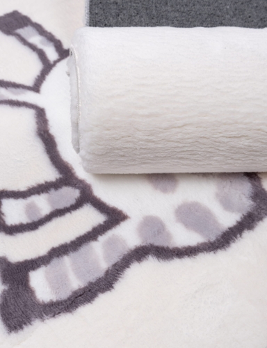 Efloor Dywan Dziecięcy Pluszowy Maximo 120x160cm Żyrafa Kremowy