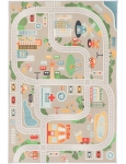 Dywan Dziecięcy Ulice 150x200cm Beżowy