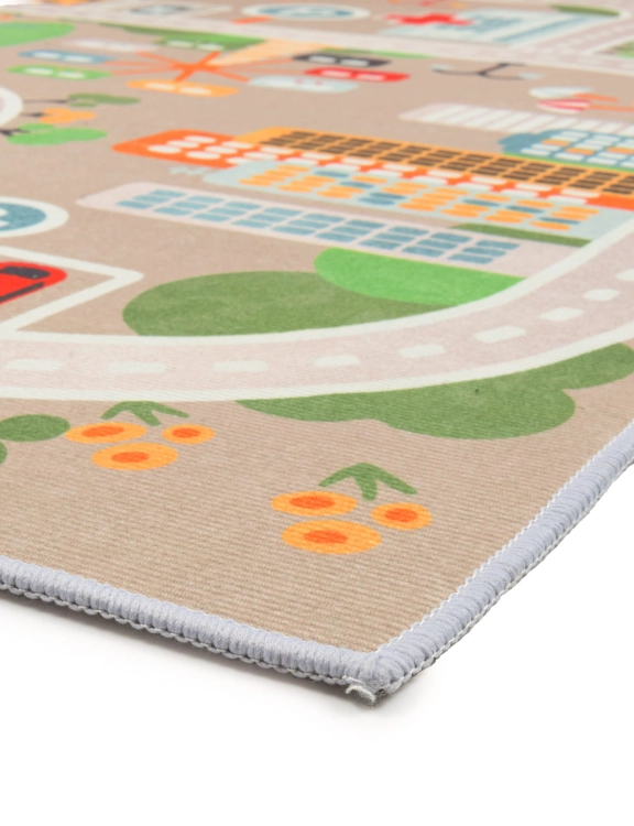 Dywan Dziecięcy Ulice 150x200cm Beżowy