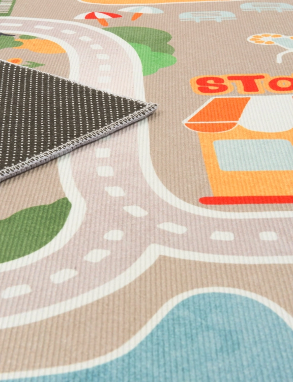 Dywan Dziecięcy Ulice 150x200cm Beżowy