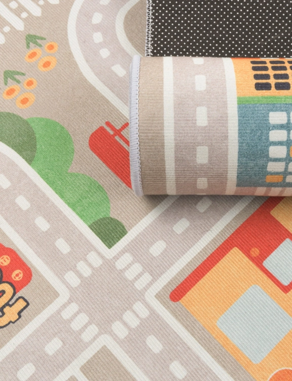 Dywan Dziecięcy Ulice 150x200cm Beżowy