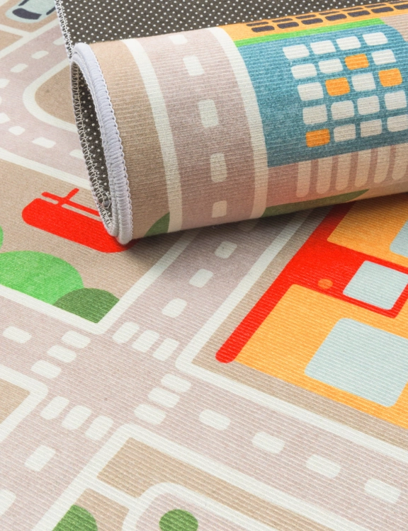 Dywan Dziecięcy Ulice 150x200cm Beżowy