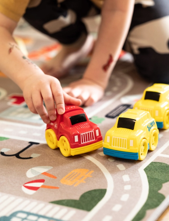 Efloor Dywan Dziecięcy Ulice 150x200cm Beżowy