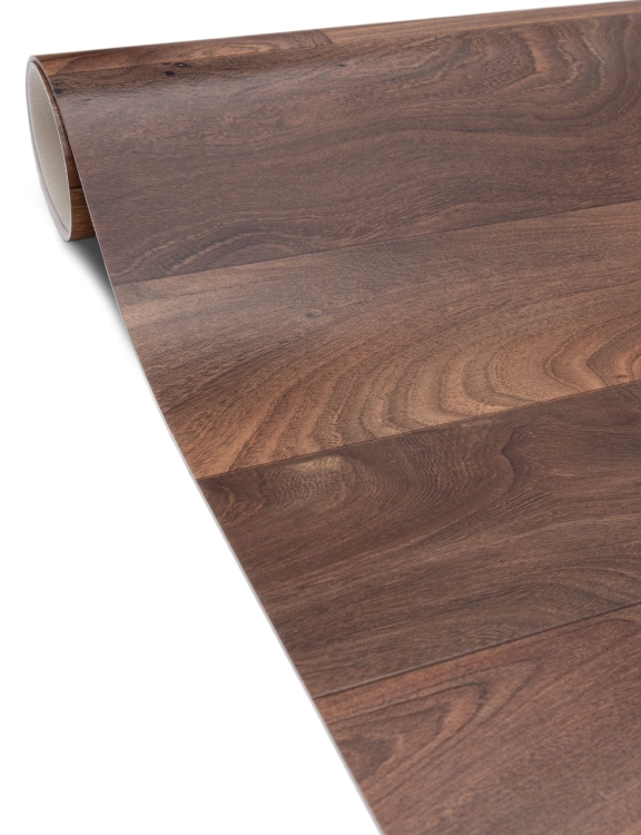 Efloor Wykładzina PCV 2m Bingo Elm 47 Mahoń Dąb Deska Brązowy