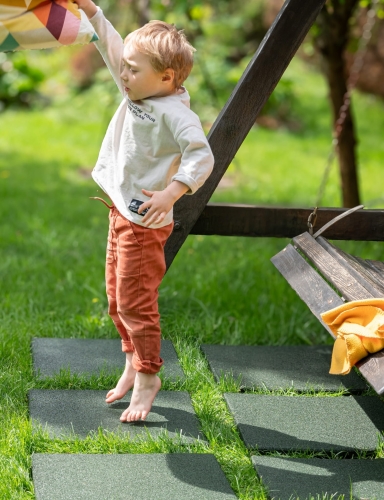 e-floor Płyta Gumowa na Plac Zabaw 50x50x2,5cm Zielony