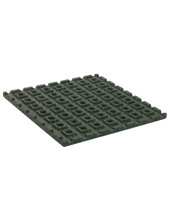 e-floor Płyta Gumowa na Plac Zabaw 50x50x2,5cm Zielony