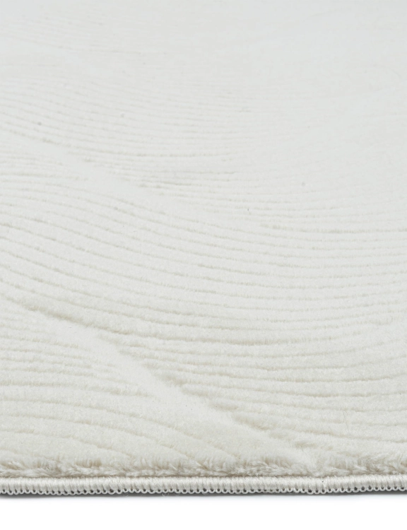 Efloor Dywan Nowoczesny Sater 80x150cm Fala Kremowy