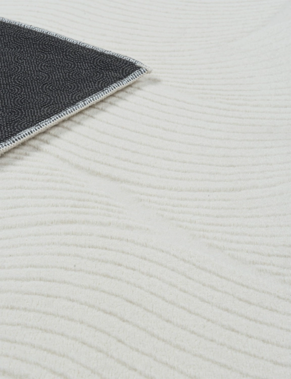 Efloor Dywan Nowoczesny Sater 80x150cm Fala Kremowy