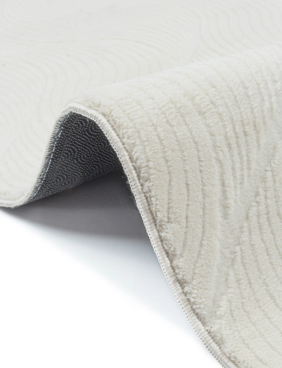 Efloor Dywan Nowoczesny Sater 80x150cm Fala Kremowy