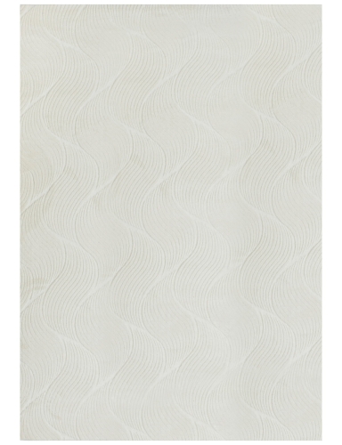 Efloor Dywan Nowoczesny Sater 120x170cm Fala Kremowy