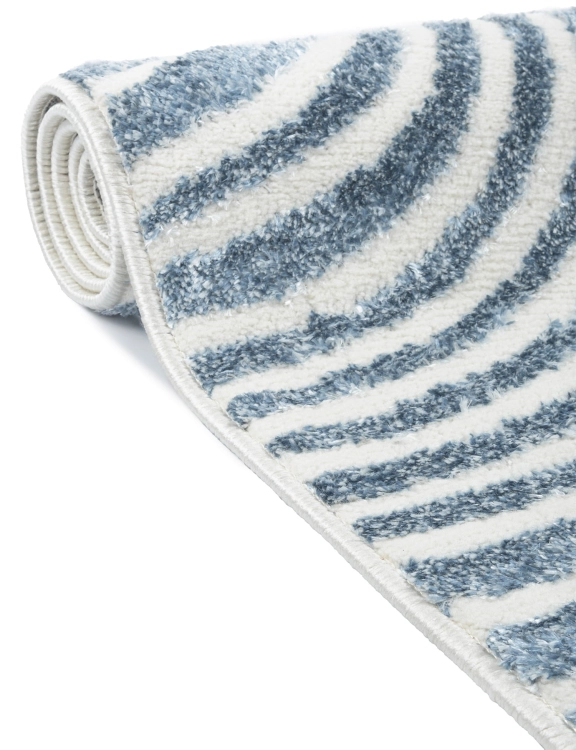 E-floor Dywan Nowoczesny Tori 67x120cm Abstrakcja Niebieski